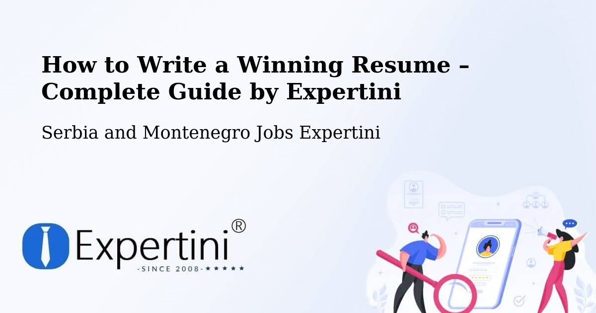 Resume Writing Guide for Job Seekers – Québec - Québec, Serbia and Montenegro Jobs Expertini